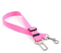 Harness your pup's road-trip adventure with our Adjustable Dog Car Safety Belt. This adjustable belt provides the perfect fit for your pup, keeping them safe, secure, and comfy on the go. So buckle up and enjoy the ride!