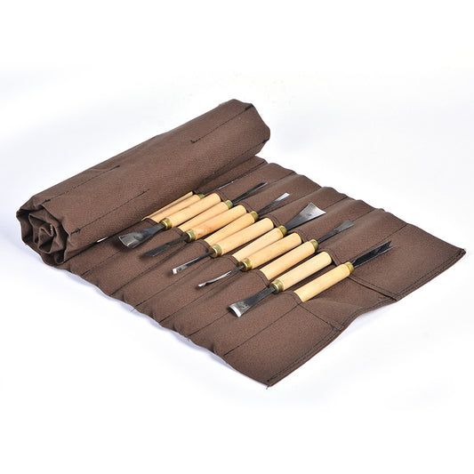 This is a beautiful wood carving set that provides every angle that you might need to create any unique item from cups, dishes, sculptures, survival items and more. Model: 2016-XG310 Material: Tool steel Full length: 245 (mm) Number of each kit: 31 Tool handle diameter: 12 (mm)
