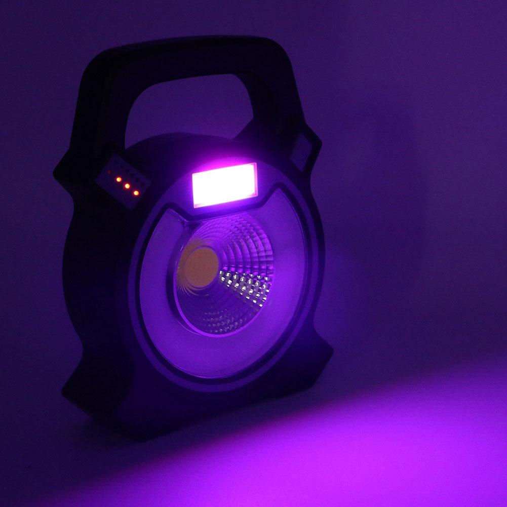 This 30W LED USB Rechargeable Portable Spotlight is the necessary work light in your toolbox. You can call it a work light, but it is not just a work light. It can help you in your dark place to do your task. You can use it camping, car repair, travel, home use, power outages and emergency situations.