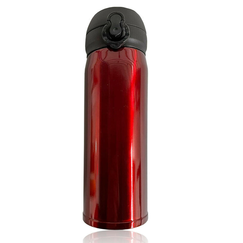 Stay hydrated all day with this Stainless Steel Insulated Hot & Cold Drink Bottle! This bottle features a double-wall design to keep your drinks hot or cold for up to 24 hours. With its durable, stylish stainless steel design, you can enjoy your favorite beverage anytime, anywhere.