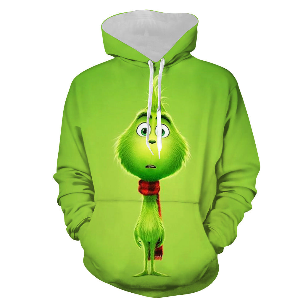 Inspired by The Grinch That Stole Christmas! This adorable 3D Grinch Digital Printed Hoodie is the perfect Christmas gift for the lovers of the Grinch and those that are holiday downers. Enjoy the looks and laughs created when wearing this sweatshirt out shopping, at your holiday parties or office events. With several styles available you're sure to find the right one for you or your loved ones.