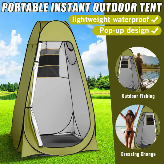Portable Privacy Instant Tent - the perfect way to get some privacy on the go! This nifty tent sets up in seconds and will have you feeling like your own VIP in no time. Put it up anywhere for that extra bit of seclusion
