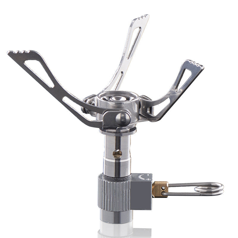 Only weighs 50g, mini size, easily fit into your pocket. Strong firepower up to 3000W. With foldable switch to control the power as you need. Collapsible bracket, anti-skid and with strong bearing capacity. Comes in a pouch for convenient carry. Note: Gas cartridge in NOT included here.