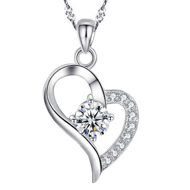 Looking for a romantic gift to please your loved one? These Romantic Love Rose Zircon Necklaces are perfect for any reason or any season. With so many styles to choose from you're sure to find the perfect heart necklace for your loves unique style.