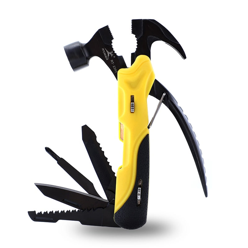 This mini foldaway survival 7 in 1 multi tool is perfect for the person on the go. Keep one in your car and your kids cars. Have on under your kitchen sink. Great for those that have small apartments, or college dorms. Easy to use with a convenient locking devise and you have all the basic tools needed for everyday home projects.