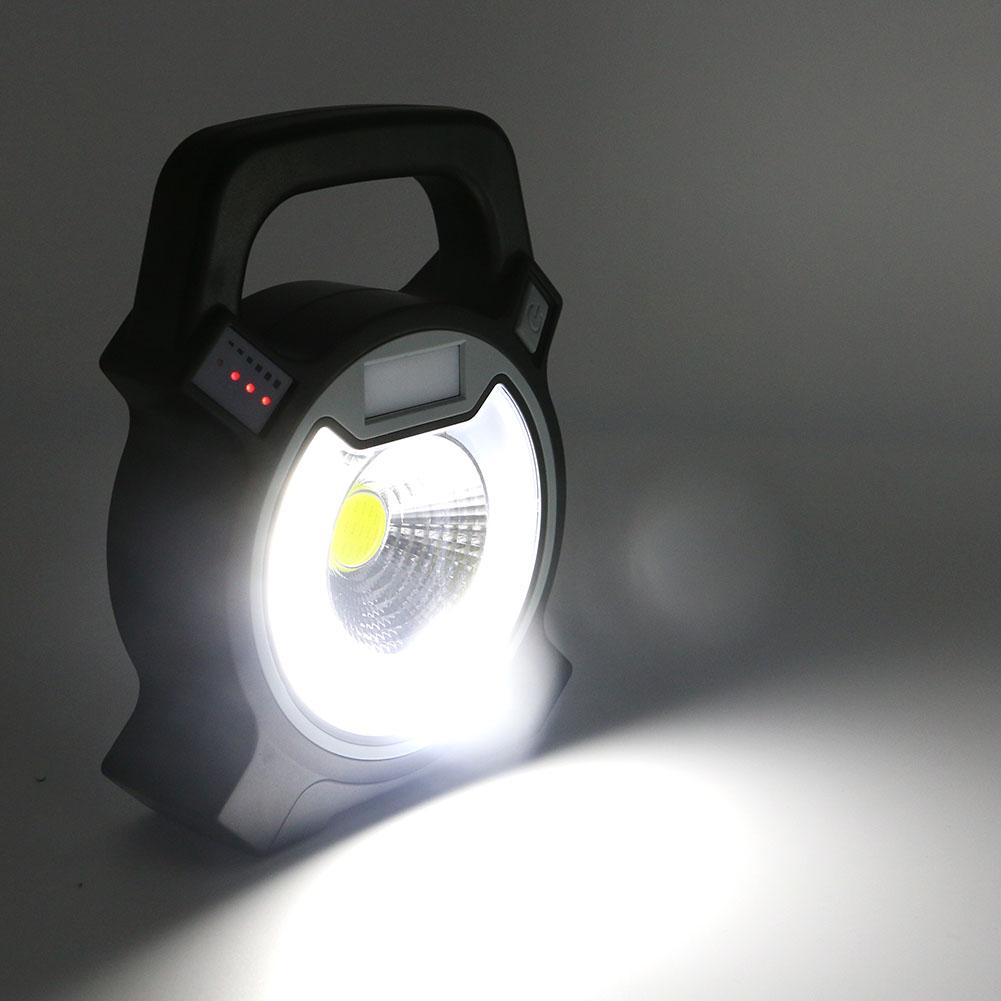 This 30W LED USB Rechargeable Portable Spotlight is the necessary work light in your toolbox. You can call it a work light, but it is not just a work light. It can help you in your dark place to do your task. You can use it camping, car repair, travel, home use, power outages and emergency situations.