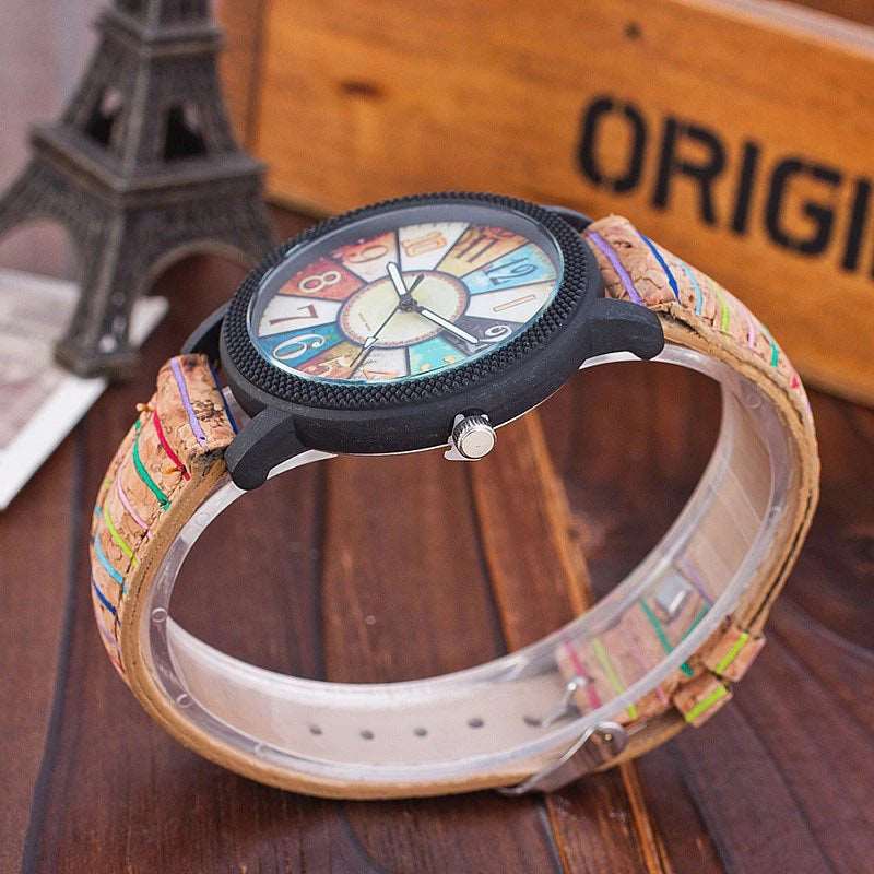 This high quality wrist watch has a genuine leather strap that is not only comfortable to wear, but also has a strong hardness tempered glass face, awesome design with fun great colors. This high quality watch is suitable for any occasion and is easy to match to all of your fabulous styles and looks.