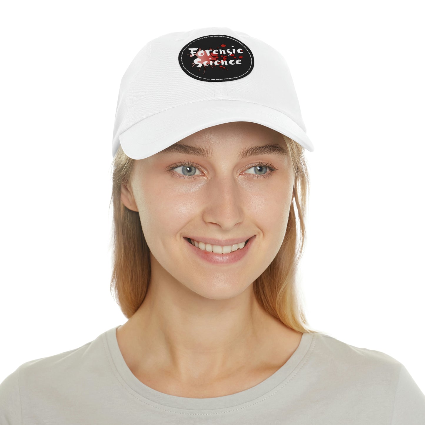 This forensic science hat is adjustable and has a leather patch which are made from 100% bio-washed chino twill. It's a very comfortable yet sturdy material that will last for ages.