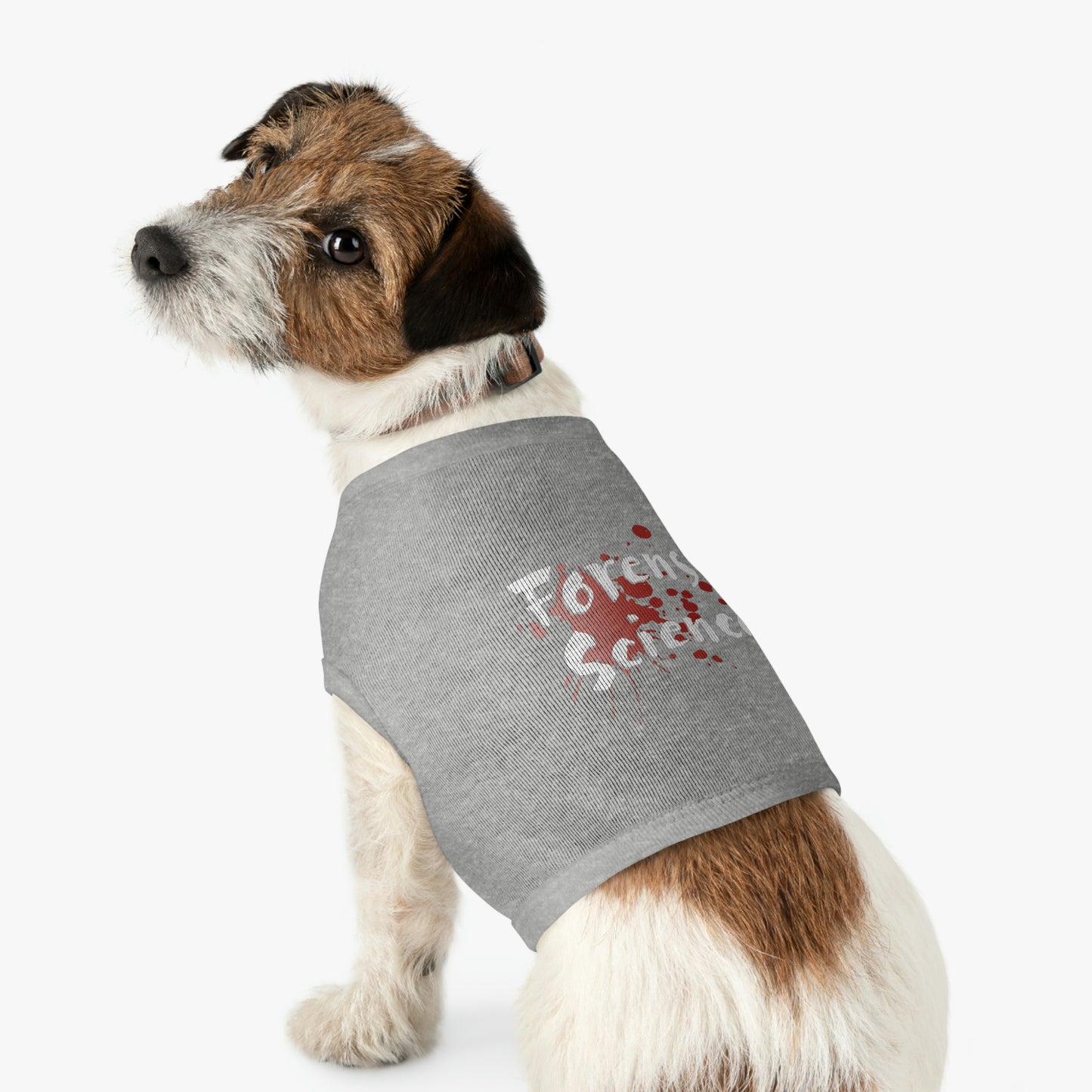 Custom pet clothes are more than just good fashion, they’re also perfect for keeping your tiny (or not so tiny) friend warm. This pet tank is 100% cotton for base colors but includes polyester in heather variations. It is safe to machine wash and comes in multiple sizes