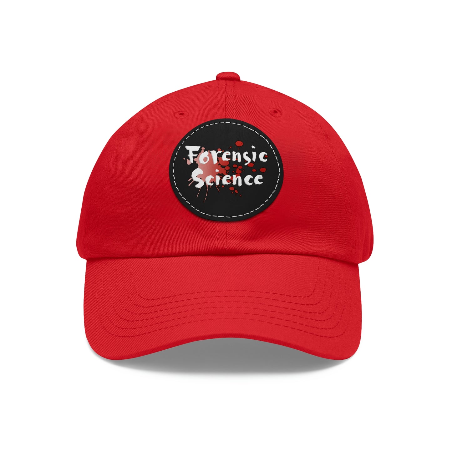 This forensic science hat is adjustable and has a leather patch which are made from 100% bio-washed chino twill. It's a very comfortable yet sturdy material that will last for ages.
