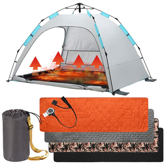 This winter smart charging heated sleeping bag is a game changer for the extreme camper. You can go camping any time of the year and always be warm.  Want to camp on a snowy mountain in winter, go ahead, this heated sleeping pad with our winter sleeping bag will give you a great night sleep.  Wake up warm and refreshed for a fun day in the snow!