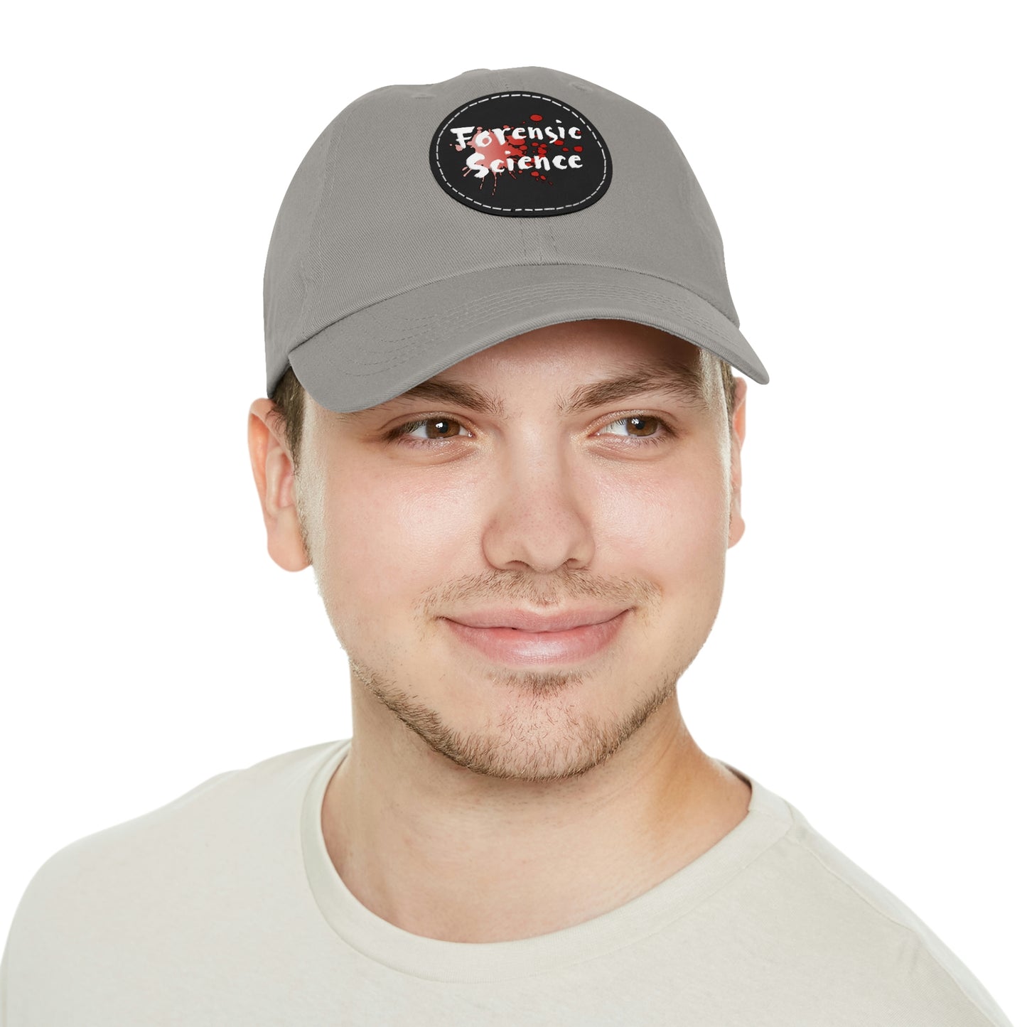 This forensic science hat is adjustable and has a leather patch which are made from 100% bio-washed chino twill. It's a very comfortable yet sturdy material that will last for ages.