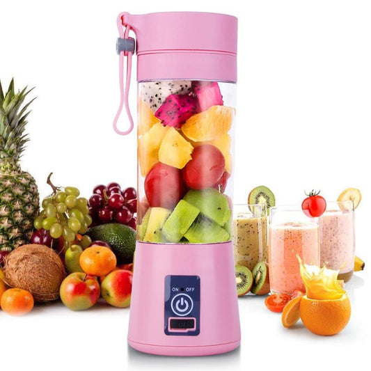 This mini portable USB Electric 380ML handheld juicer is perfect for the person on the move. A must for the healthy traveler, for your office or dorm room and makes a fun healthy drink on the road, at school or at work. Made with high quality materials and is powerful.