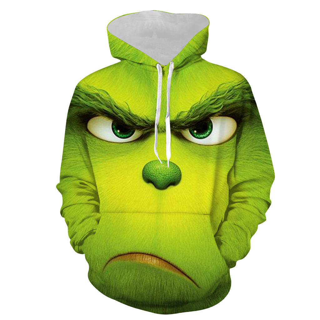 Inspired by The Grinch That Stole Christmas! This adorable 3D Grinch Digital Printed Hoodie is the perfect Christmas gift for the lovers of the Grinch and those that are holiday downers. Enjoy the looks and laughs created when wearing this sweatshirt out shopping, at your holiday parties or office events. With several styles available you're sure to find the right one for you or your loved ones.