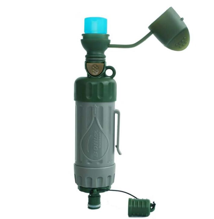 Don't go camping or hiking without one of these Portable ABS Water Filter Multifunction Survival Tools in your survival kit, keep one in your vehicle and backpack at all times. You never know when an emergency will happen and having fresh clean drinking water is the first and most important thing to have when stranded in nature.