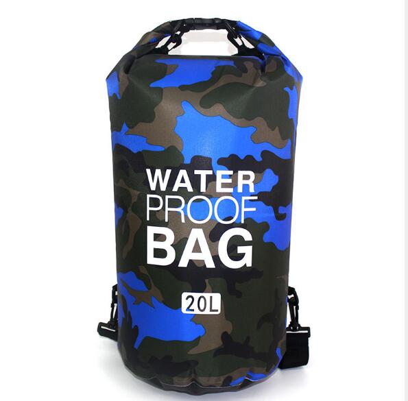 This 20L outdoor camouflage dry bag is perfect for your rafting trip, boating, camping or where ever you might go that you'll need to keep your clothes and supplies dry. They are great to put your fire starting gear in your emergency kits. This dry bag can likely save someone's life.