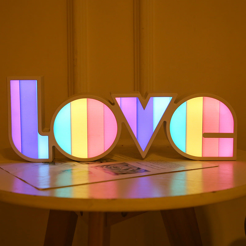 This Decorative LED Love Light Box offers a bright and energy-efficient lighting effect that will illuminate any room. Its light emits a pleasant warm white hue that adds a soft ambiance to your décor. Its plug-and-play design requires no assembly and is powered by a low-voltage power adapter, which makes it safe and hassle-free. This dependable light source will bring an inviting atmosphere to any space.