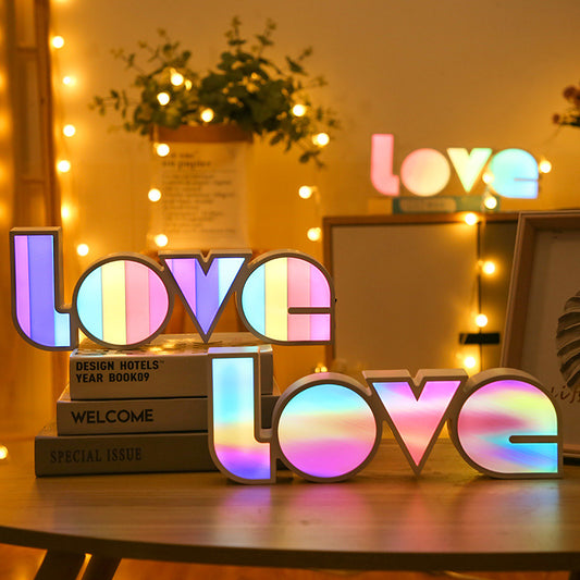 This Decorative LED Love Light Box offers a bright and energy-efficient lighting effect that will illuminate any room. Its light emits a pleasant warm white hue that adds a soft ambiance to your décor. Its plug-and-play design requires no assembly and is powered by a low-voltage power adapter, which makes it safe and hassle-free. This dependable light source will bring an inviting atmosphere to any space.