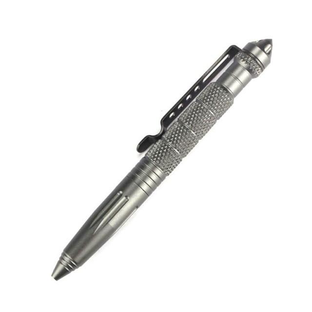 A great tactical pen for emergency situations and comes in Black, Gold and Gray. Made out of high quality Aircraft Aluminum is a great self defense tool to have around when that bully comes for your candy. Easily hidden out of site, so that bully doesn't know its coming.