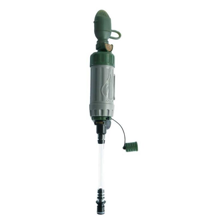 Don't go camping or hiking without one of these Portable ABS Water Filter Multifunction Survival Tools in your survival kit, keep one in your vehicle and backpack at all times. You never know when an emergency will happen and having fresh clean drinking water is the first and most important thing to have when stranded in nature.