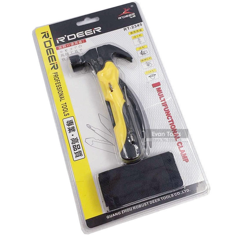 This mini foldaway survival 7 in 1 multi tool is perfect for the person on the go. Keep one in your car and your kids cars. Have on under your kitchen sink. Great for those that have small apartments, or college dorms. Easy to use with a convenient locking devise and you have all the basic tools needed for everyday home projects.