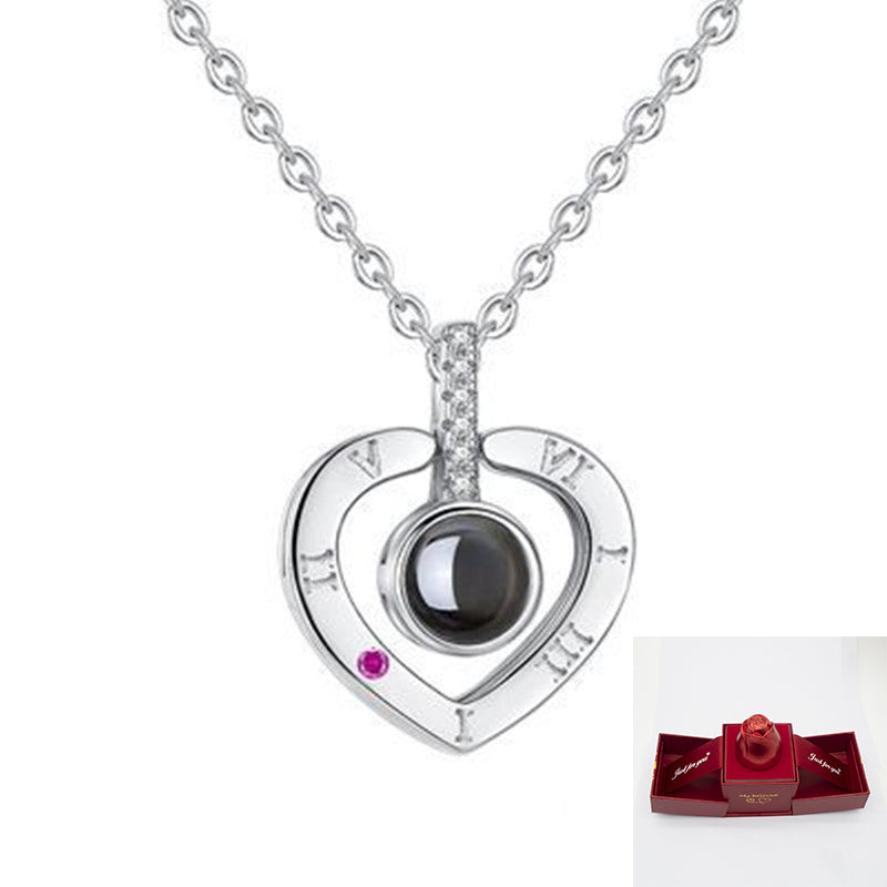 This unique necklace features a romantic message that can be read in 100 different languages, allowing the wearer to express their love in a truly special way. It is made of premium-grade materials and is hypoallergenic, making it a safe and luxurious gift for the special someone in your life.