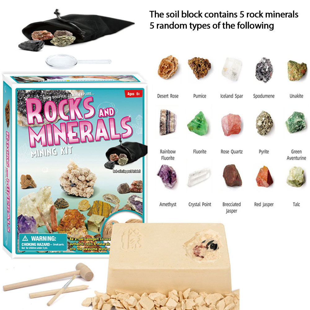 These awesome DIY Archaeology treasure mining kits are a fun and exciting gift for kids and interested adults. Everyone loved discovering cool things like crystals, semi-precious stones, minerals, fools gold, fossils and pearls. A Most Excellent way to educate kids and family on exploring a life in Archaeology or to just have some good fun! Estimated Shipping Time is 10 to 20 days.
