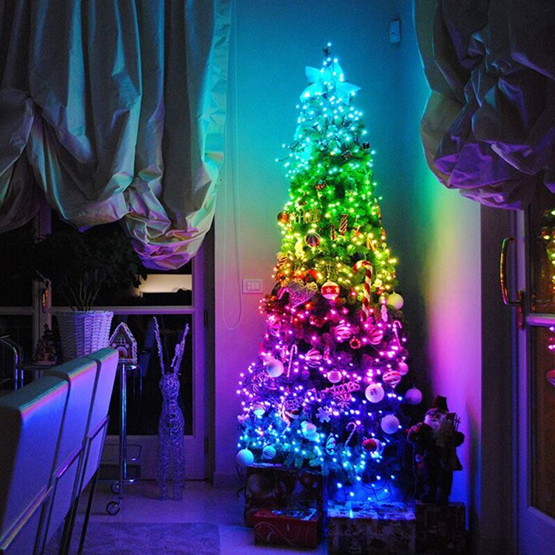 These beautiful LED string Christmas lights are perfect for all types of decorating, including for your Christmas Tree. These are super high quality with many great functions and features. Customize your features to create your great led mood lighting, have the perfect beat to the music, mix up the mode for your unique Christmas designing needs.