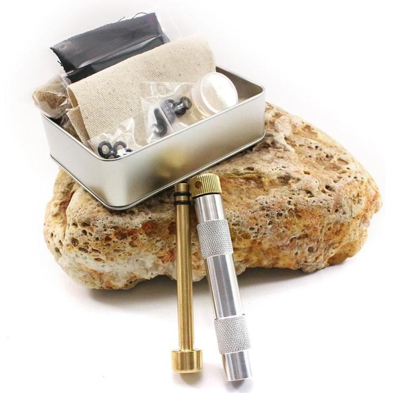 A must have for any emergency or survival kit. Being able to create a fire on a cold night is essential when you don't have a shelter in nature. This is made of durable brass aluminum alloy material to last for a long time and in a multitude of natural disasters and extreme weather. Outdoor enthusiasts will love this as a gift!