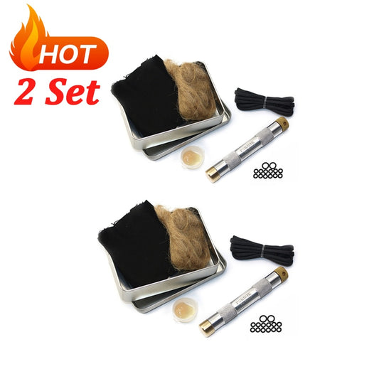 A must have for any emergency or survival kit. Being able to create a fire on a cold night is essential when you don't have a shelter in nature. This is made of durable brass aluminum alloy material to last for a long time and in a multitude of natural disasters and extreme weather. Outdoor enthusiasts will love this as a gift!