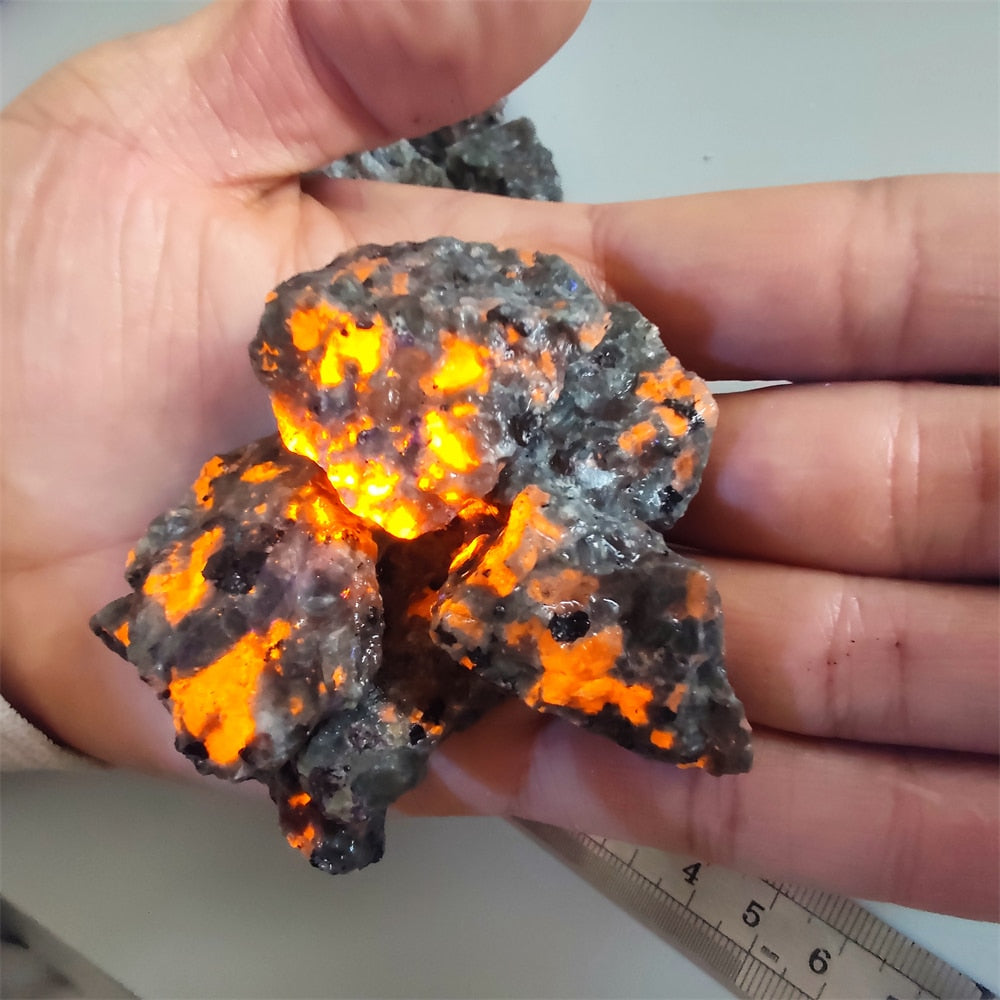 Natural American Yooperlites Flame Stone