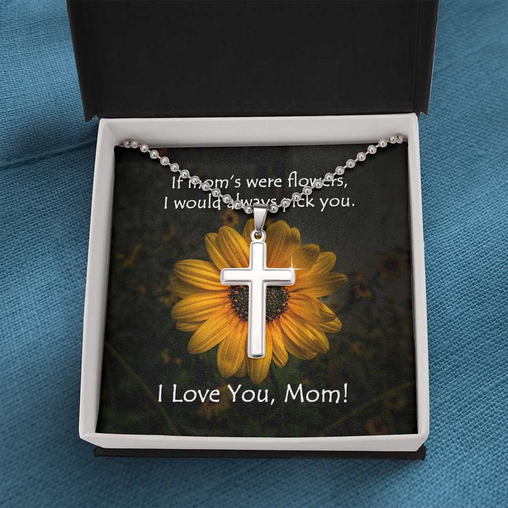Wear your faith proudly with this stunning artisan-crafted Stainless Cross Necklace with Ball Chain. Perfect for special occasions or everyday wear, our Stainless Cross Necklace is a wonderful gift idea for you or your loved one. Imagine the look on their face when they open up this thoughtful gift!