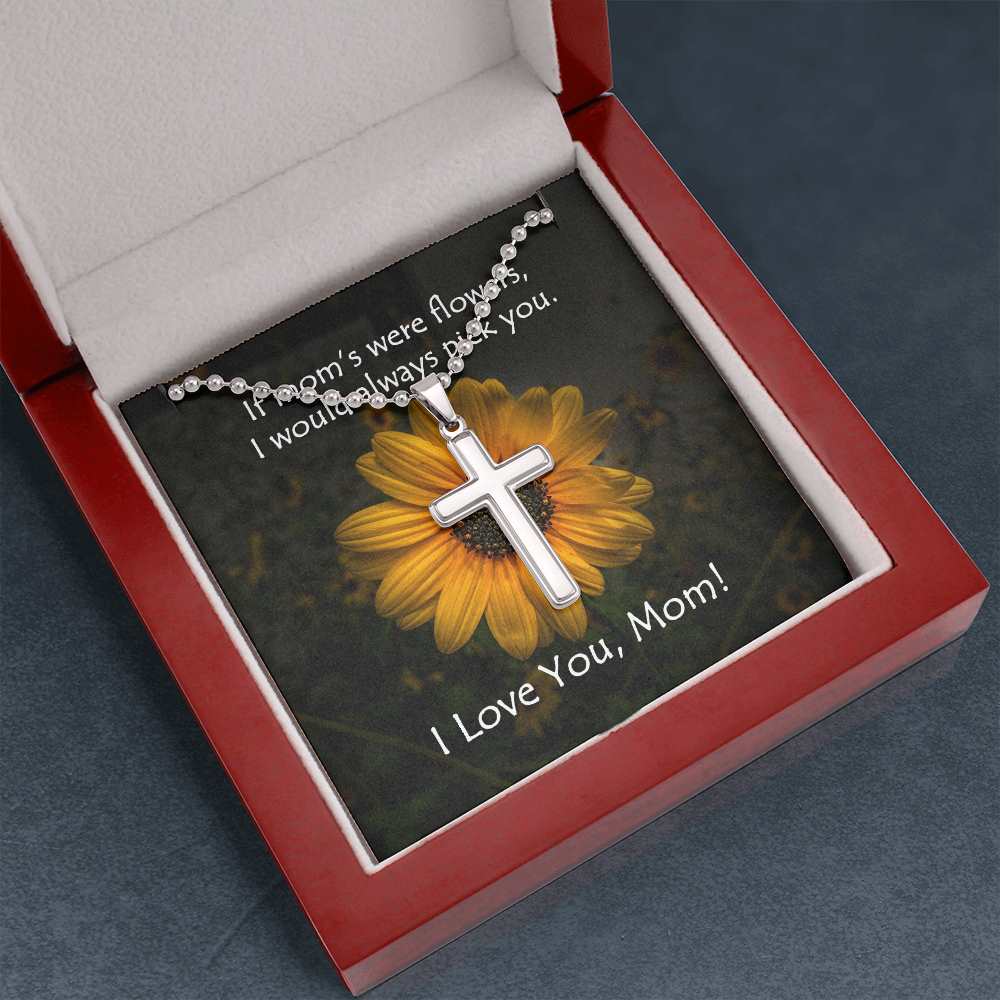 Wear your faith proudly with this stunning artisan-crafted Stainless Cross Necklace with Ball Chain. Perfect for special occasions or everyday wear, our Stainless Cross Necklace is a wonderful gift idea for you or your loved one. Imagine the look on their face when they open up this thoughtful gift!