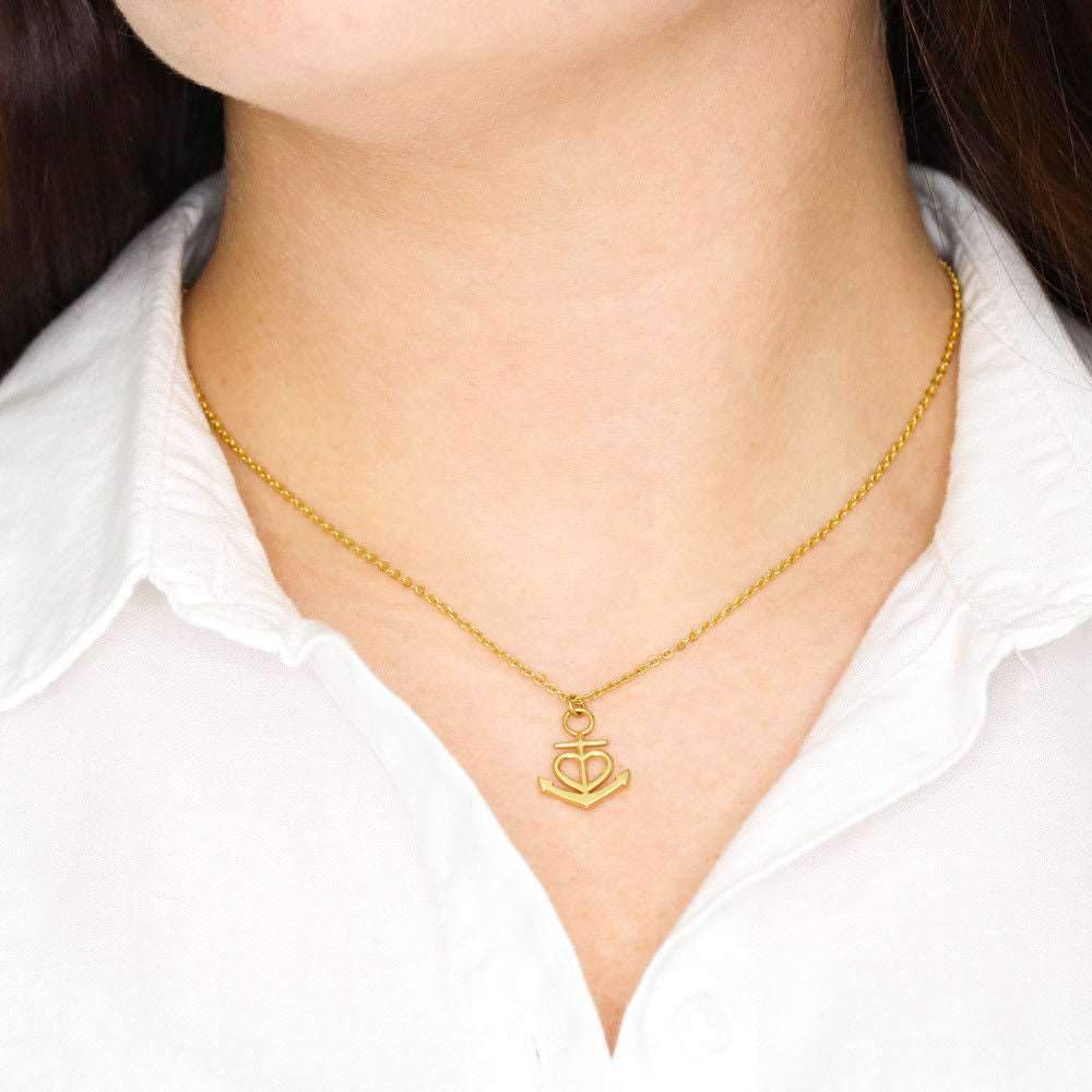 Mom is my Anchor Necklace