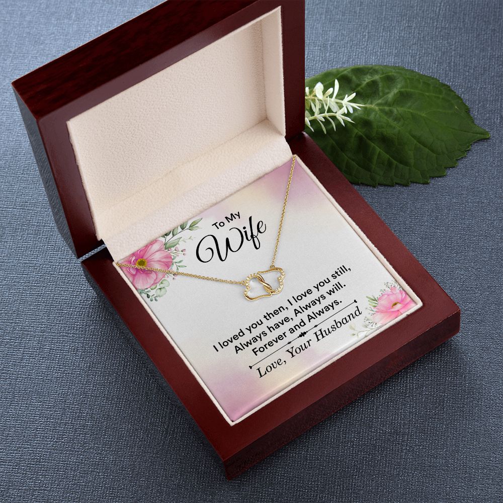 A stunning, infinitely connected pair of 10K solid yellow gold hearts that perfectly symbolizes your Everlasting Love. Each heart is intricately accented with 18 pave set diamonds with a 0.07-carat weight which adds magnificent sparkle.