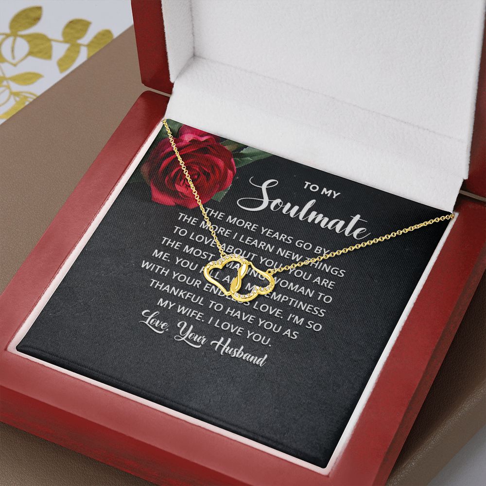 A stunning, infinitely connected pair of 10K solid yellow gold hearts that perfectly symbolizes your Everlasting Love. Each heart is intricately accented with 18 pave set diamonds with a 0.07-carat weight which adds magnificent sparkle.