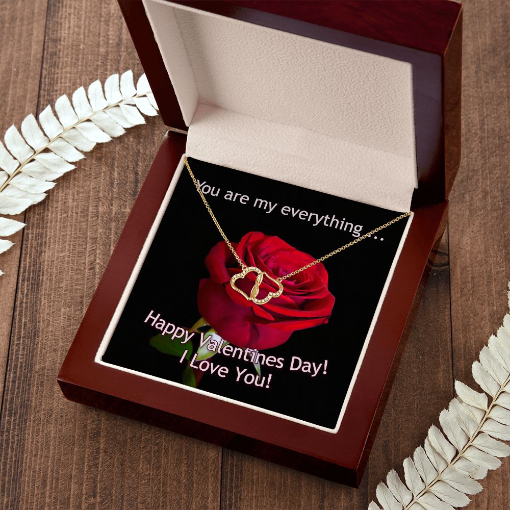 A stunning, infinitely connected pair of 10K solid yellow gold hearts that perfectly symbolizes your Everlasting Love. Each heart is intricately accented with 18 pave set diamonds with a 0.07-carat weight which adds magnificent sparkle.