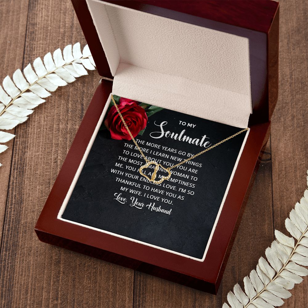 A stunning, infinitely connected pair of 10K solid yellow gold hearts that perfectly symbolizes your Everlasting Love. Each heart is intricately accented with 18 pave set diamonds with a 0.07-carat weight which adds magnificent sparkle.