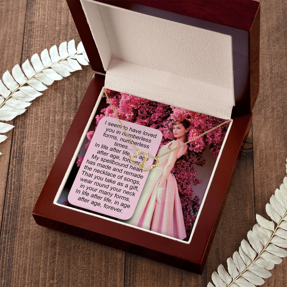 Everlasting Love Solid 10K Gold Heart Necklace