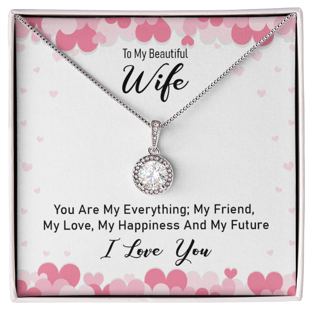 Surprise your loved one with a timeless and elegant gift. Our dazzling Eternal Hope Necklace features a cushion cut center cubic zirconia that will sparkle with every step. The center crystal is adorned with equally brilliant CZ crystals, ensuring a stunning look every wear. Wow her by gifting her an accessory that will pair with everything in her wardrobe!