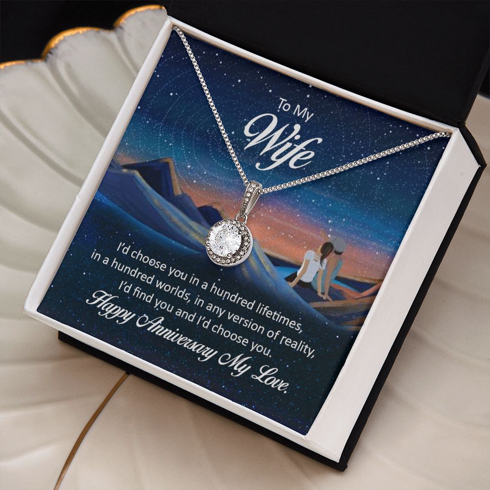 Surprise your loved one with a timeless and elegant gift. Our dazzling Eternal Hope Necklace features a cushion cut center cubic zirconia that will sparkle with every step. The center crystal is adorned with equally brilliant CZ crystals, ensuring a stunning look every wear. Wow her by gifting her an accessory that will pair with everything in her wardrobe!