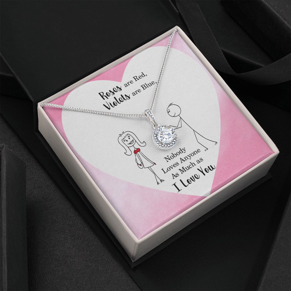 Surprise your loved one with a timeless and elegant gift. Our dazzling Eternal Hope Necklace features a cushion cut center cubic zirconia that will sparkle with every step. The center crystal is adorned with equally brilliant CZ crystals, ensuring a stunning look every wear. Wow her by gifting her an accessory that will pair with everything in her wardrobe!