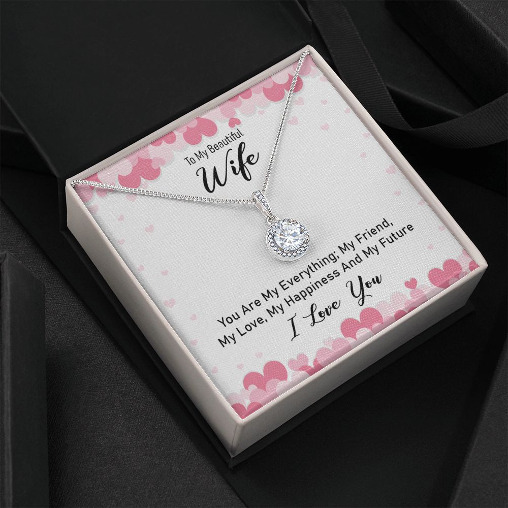 Surprise your loved one with a timeless and elegant gift. Our dazzling Eternal Hope Necklace features a cushion cut center cubic zirconia that will sparkle with every step. The center crystal is adorned with equally brilliant CZ crystals, ensuring a stunning look every wear. Wow her by gifting her an accessory that will pair with everything in her wardrobe!