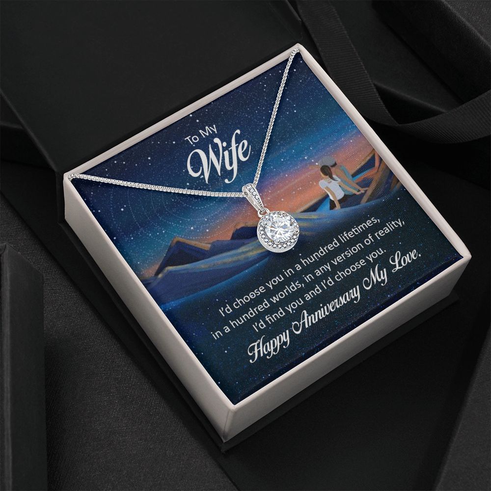 Surprise your loved one with a timeless and elegant gift. Our dazzling Eternal Hope Necklace features a cushion cut center cubic zirconia that will sparkle with every step. The center crystal is adorned with equally brilliant CZ crystals, ensuring a stunning look every wear. Wow her by gifting her an accessory that will pair with everything in her wardrobe!