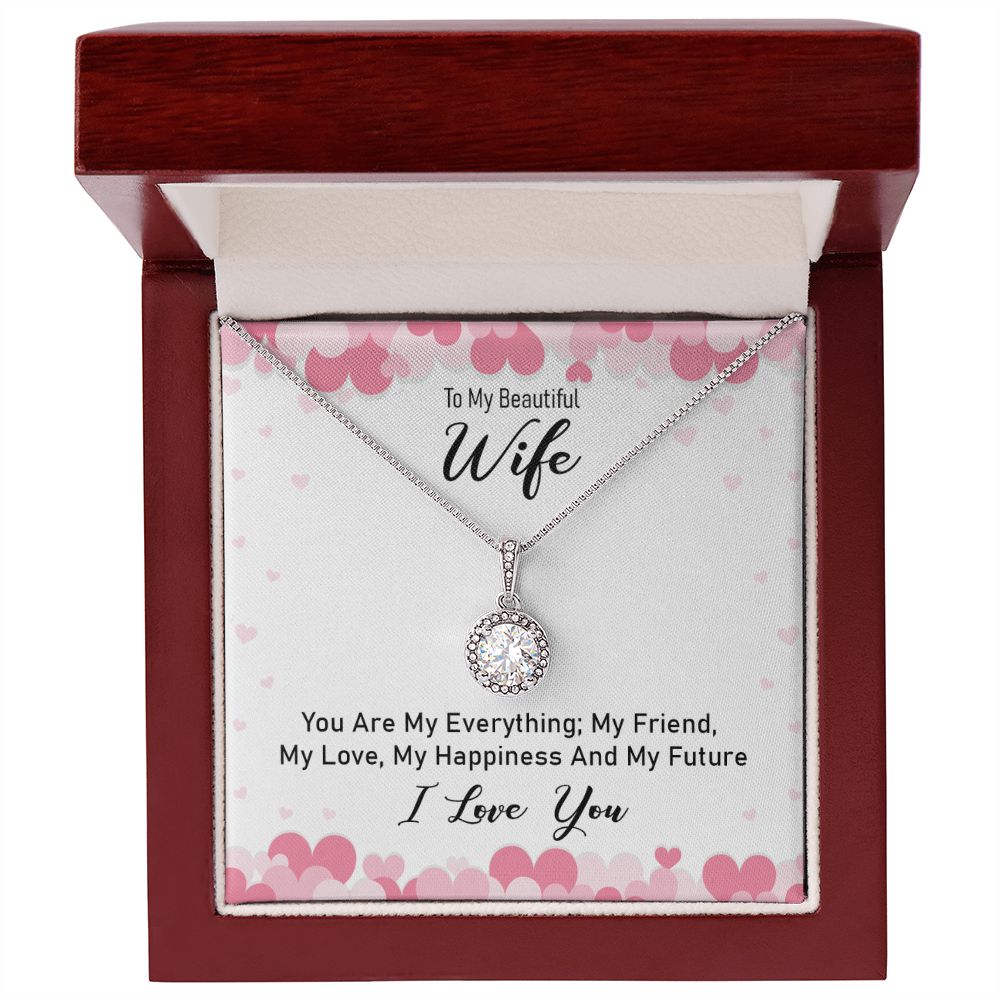 Surprise your loved one with a timeless and elegant gift. Our dazzling Eternal Hope Necklace features a cushion cut center cubic zirconia that will sparkle with every step. The center crystal is adorned with equally brilliant CZ crystals, ensuring a stunning look every wear. Wow her by gifting her an accessory that will pair with everything in her wardrobe!