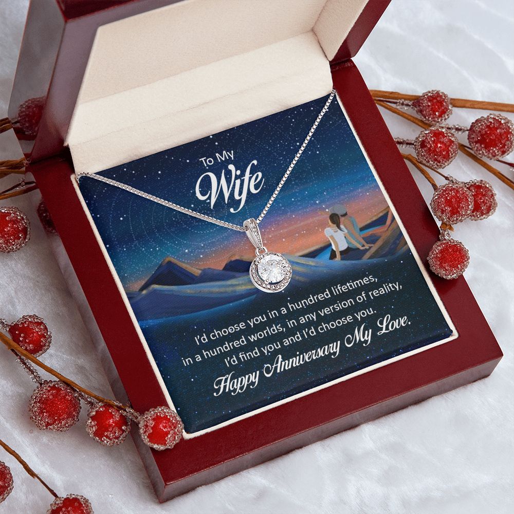 Surprise your loved one with a timeless and elegant gift. Our dazzling Eternal Hope Necklace features a cushion cut center cubic zirconia that will sparkle with every step. The center crystal is adorned with equally brilliant CZ crystals, ensuring a stunning look every wear. Wow her by gifting her an accessory that will pair with everything in her wardrobe!