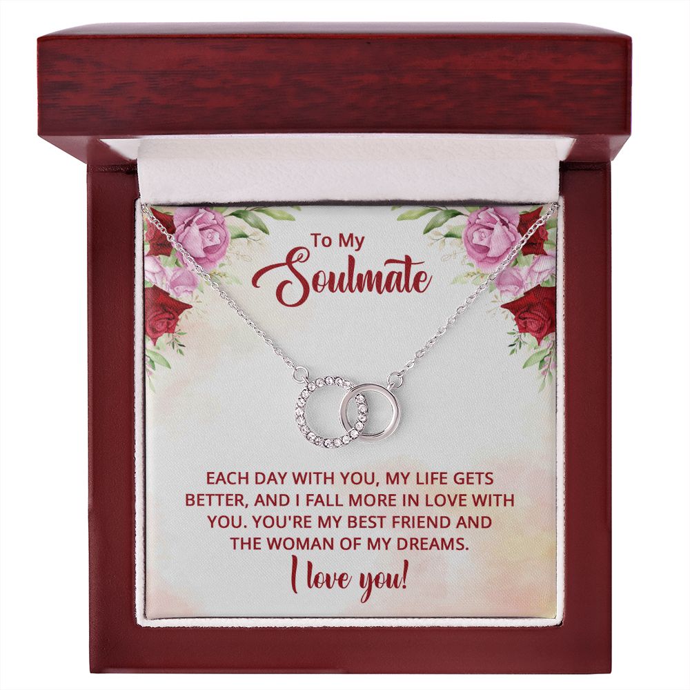Some things are just better together. The Perfect Pair Necklace is a beautiful representation of togetherness and would make a memorable gift for someone special in your life. This elegant piece is dipped in white gold and features 20 dazzling cubic zirconia crystals. With its brilliant shine and timeless style, this necklace makes the ideal present for any occasion.