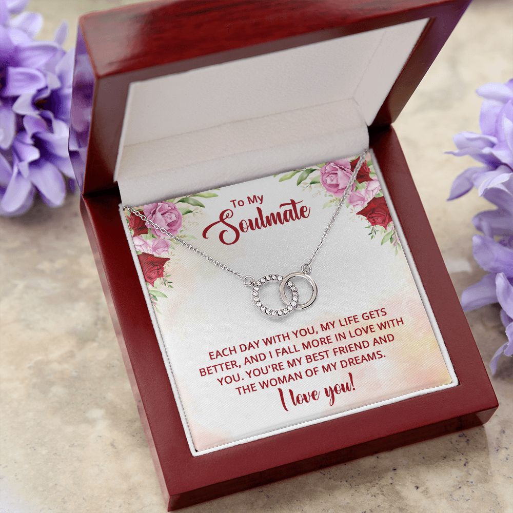 Some things are just better together. The Perfect Pair Necklace is a beautiful representation of togetherness and would make a memorable gift for someone special in your life. This elegant piece is dipped in white gold and features 20 dazzling cubic zirconia crystals. With its brilliant shine and timeless style, this necklace makes the ideal present for any occasion.