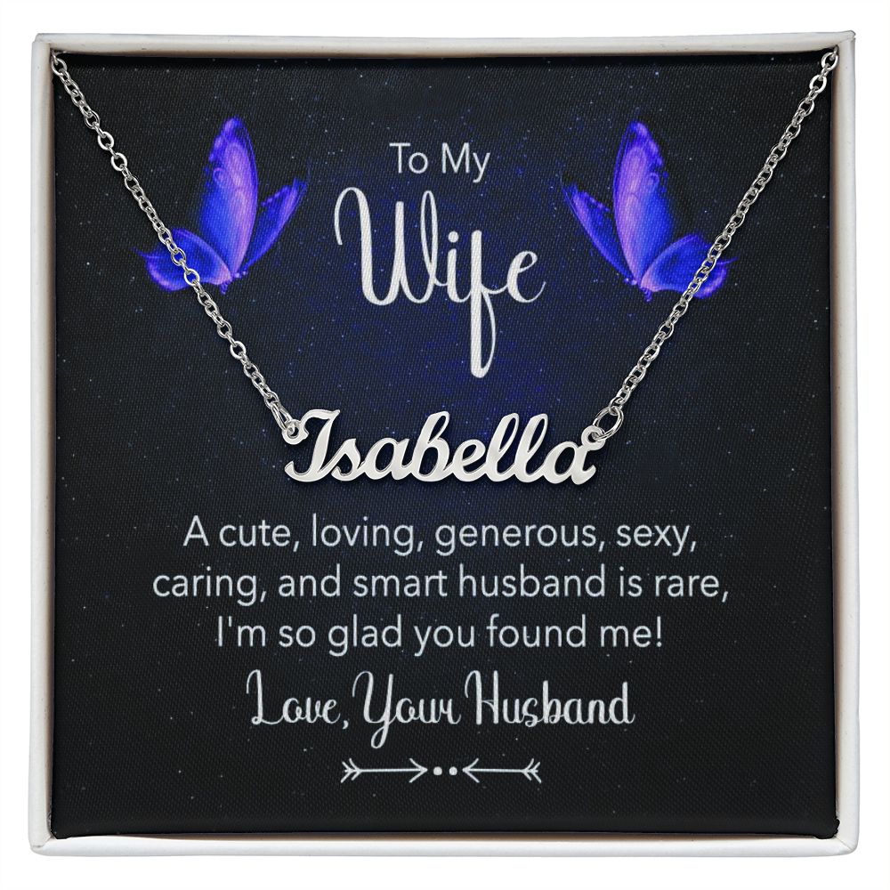 Give your special someone a custom necklace made just for them! Our Personalized Name Necklace is the perfect gift for your loved ones and will become a versatile accessory for any occasion. From a heart-warming holiday present, anniversary or birthday gift, or just because, this unique necklace adds a trendy touch to any outfit.