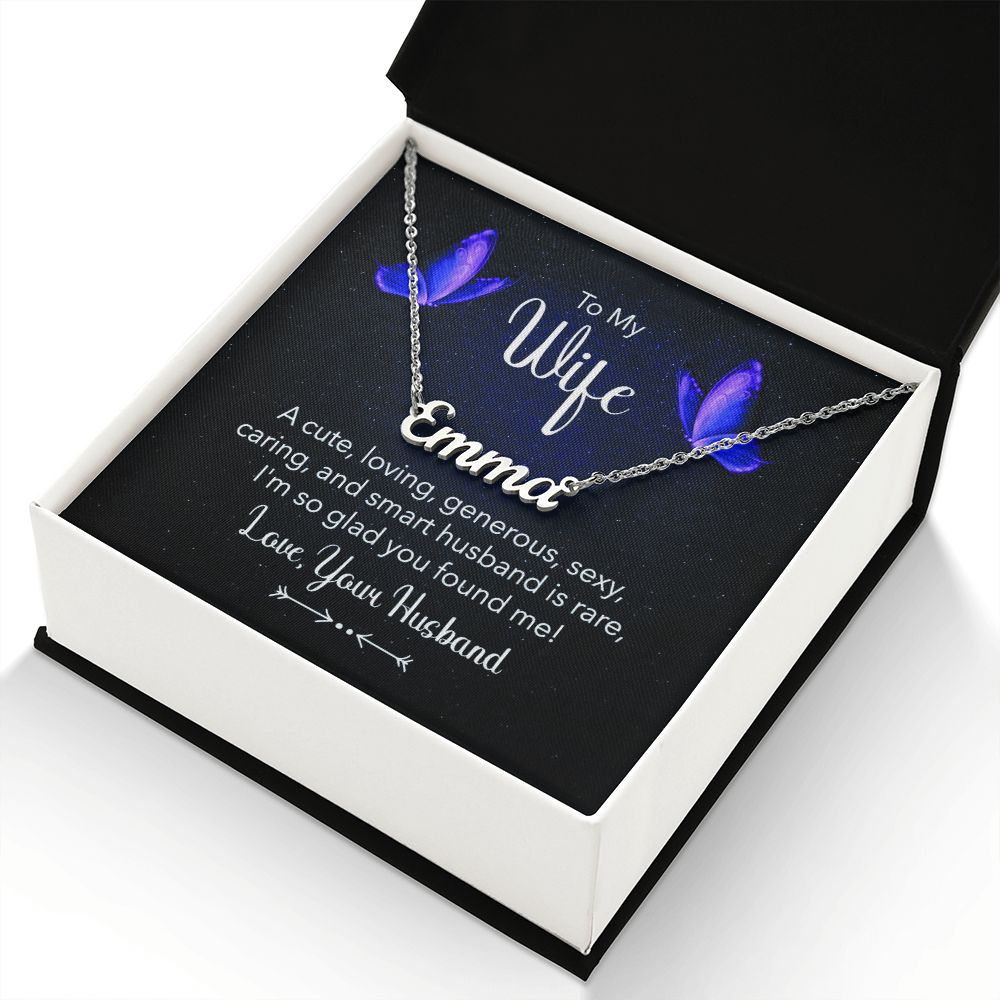Give your special someone a custom necklace made just for them! Our Personalized Name Necklace is the perfect gift for your loved ones and will become a versatile accessory for any occasion. From a heart-warming holiday present, anniversary or birthday gift, or just because, this unique necklace adds a trendy touch to any outfit.